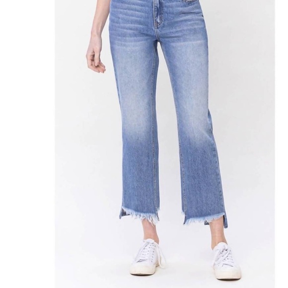 Flying Monkey Denim - Flying Monkey Jeans, Raw Hem Straight Leg, sz 29